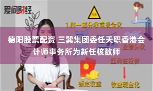 德阳股票配资 三巽集团委任天职香港会计师事务所为新任核数师